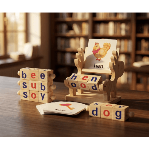 Montessori Spin and Spell Set