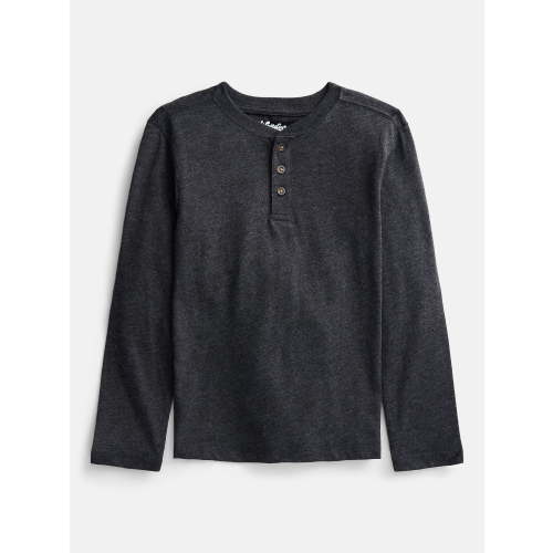 Wonder Nation Boys Henley Shirt with Long Sleeves, Sizes 4-18