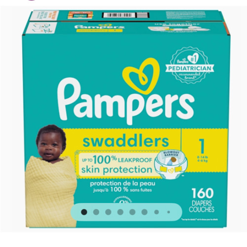 Pampers Swaddlers Pañales para Bebé Talla 2, 84 Unidades (Seleccione para Ver Más Opciones)