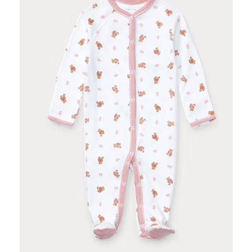 Polo Bear Cotton Footed Coverall | Ralph Lauren