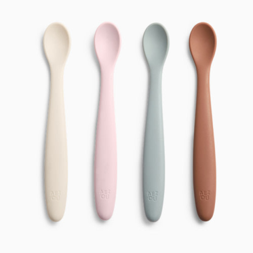 AEIOU Infant Feeding Spoon (4 Pack) - Multi Color