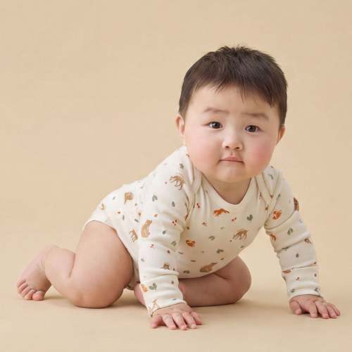 Forest Friends Long Sleeve Bodysuit