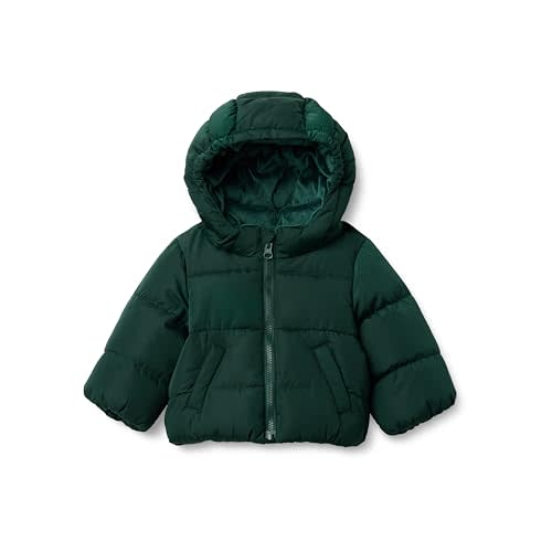 Amazon Essentials x Sofia Grainge Babies, Toddlers, and Boys' Water-Resistant Hooded Puffer Jacket