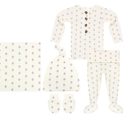 Louie Newborn Hat Bundle (Top + Bottom)