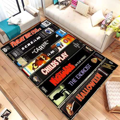 Horror Rug,Movie Rug,Fear Rug,Popular Rug,Cool Rugs,Bestseller Rug,Horror Decor,Gothic Rug,Unique Rug,Area Rugs,Movie Fan Rug,Gifts for her
