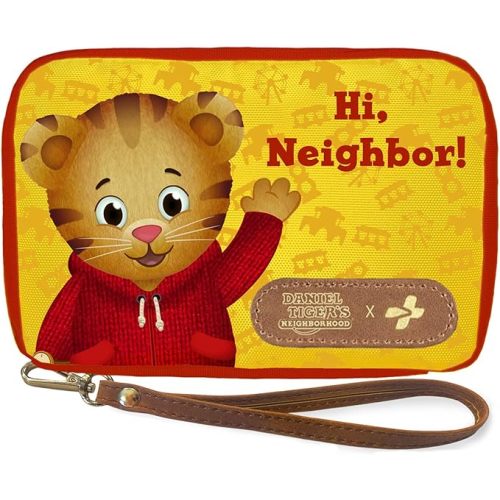 KeepGoing Daniel Tiger’s Travel First Aid Kit for Kids – 130 Pc. for Car, Home, Purse, Diaper Bag & Backpack with Latex-Free Bandages - Mini First Aid Kit Travel Size TSA-Approved