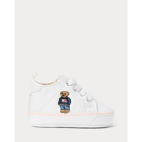 Quilton Polo Bear Faux-Leather Sneaker