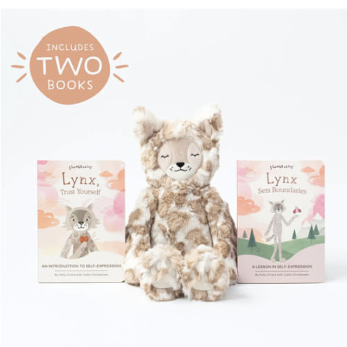 Lynx Stuffed Animal & Self Expression Books for Kids | Slumberkins