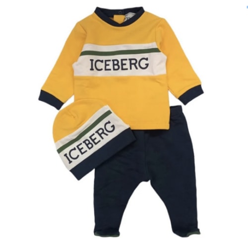 ICEBERG Baby Outfit with Matching Hat