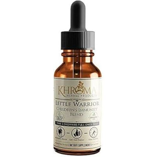Little Warrior - Organic Children's Immunity Booster - 2 oz Delicious Liquid Supplement - by Khroma Herbs