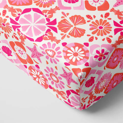 Coastal Gems Fitted Crib Sheet – Little Sleepies
