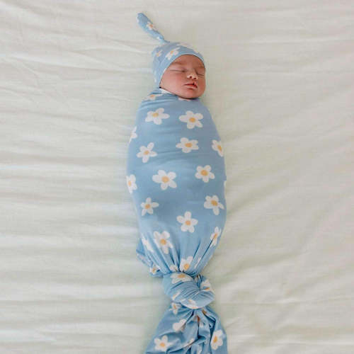 Knit Swaddle Blanket - Della