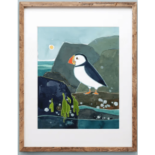 Puffin print from Etsy