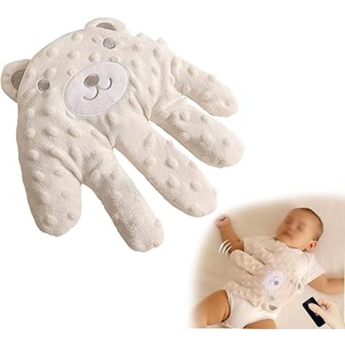 Baby Patter for Sleep, Baby Pillows for Sleeping for Newborn, Electric Baby Soothing Palm with Remote Control, Baby Sleep Automatic Beater, Baby Sleeping Palm (C)