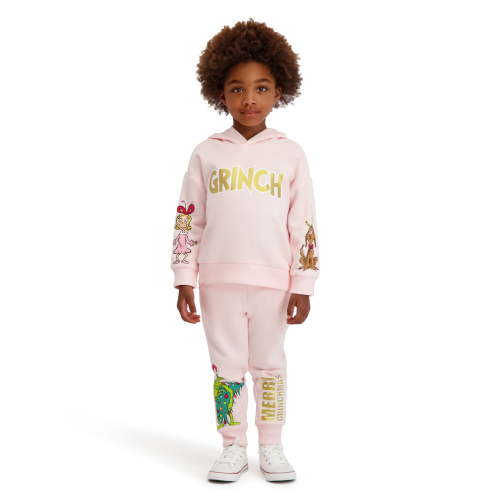 Dr. Seuss The Grinch Toddler Girl Sweatshirt and Jogger Set, Sizes 2T-5T