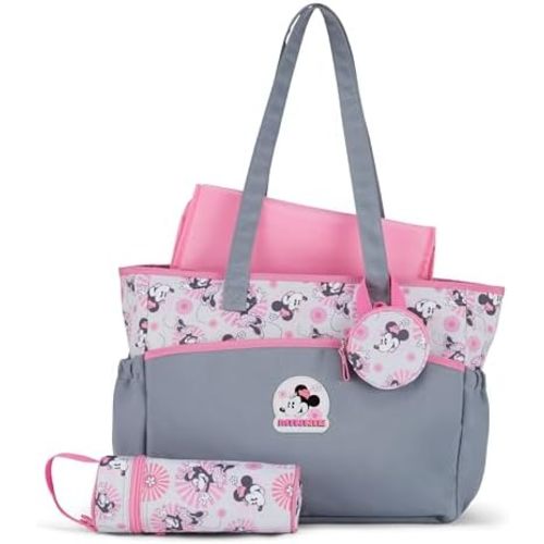 Disney Baby Multi-Functional Travel Tote Diaper Bag with Changing Pad