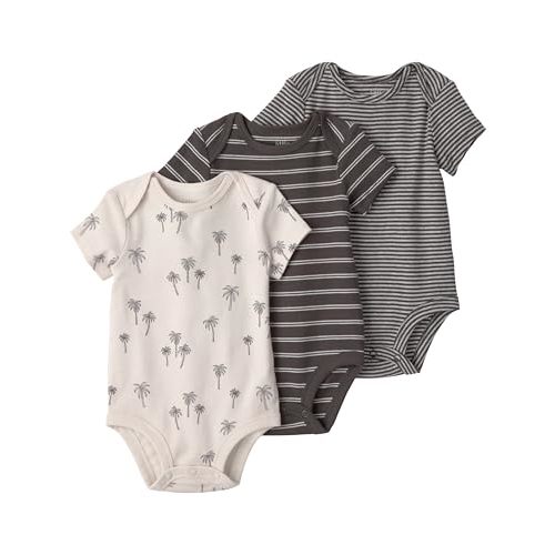 little planet by carter's Baby 3-pack Short Sleeve Bodysuits Made With Organic Cotton