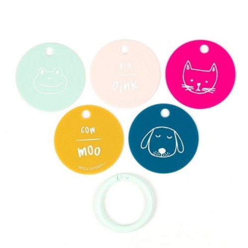 Bella Tunno Teething Flashcards - Animals