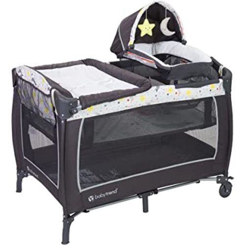 Baby Trend Lil Snooze Deluxe 2 Nursery Center, Twinkle Twinkle Moon
