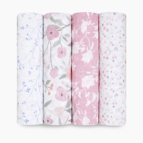 Aden + Anais Classic Cotton Muslin Swaddle (4 Pack) - Ma Fleur