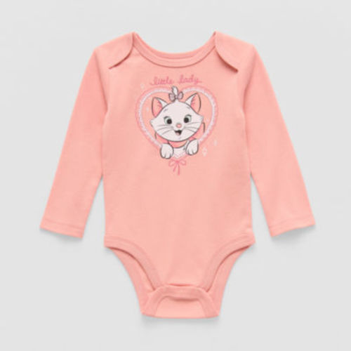 Baby Girls Marie Crew Neck Long Sleeve Bodysuit