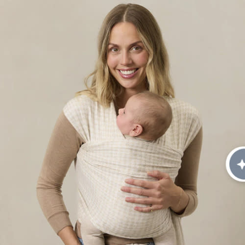 Cream Houndstooth Wrap