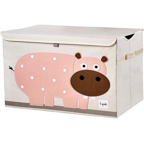 3 Sprouts Hippo Toy Chest