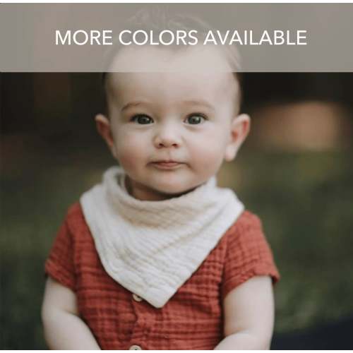 Natural White Lightweight Bandana Bib