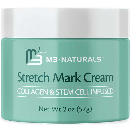 M3 Naturals Stretch Mark Lotion with Collagen Stem Cells Vitamin E 2 oz