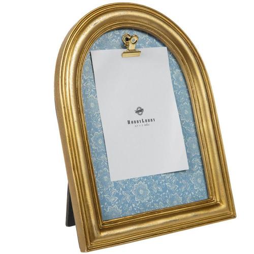 Gold Arched Clip Picture Frame