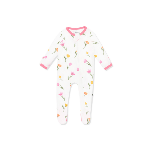 Kyte BABY Zippered Footie Tulip