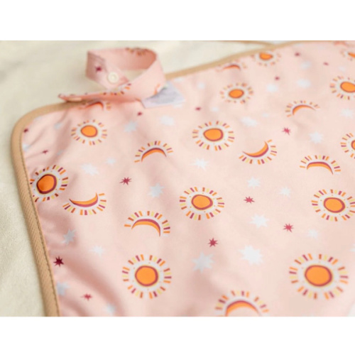 Ultra-Soft Bamboo Machine Washable and Wipeable Diaper Change Mat