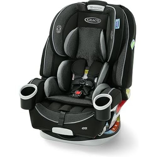 Graco 4Ever All-in-One Convertible Car Seat, 4-in-1 Baby to Big Kid Car Seat from 1.8-54 kg (4-120 lb), ProtectPlus Engineered, Raegen