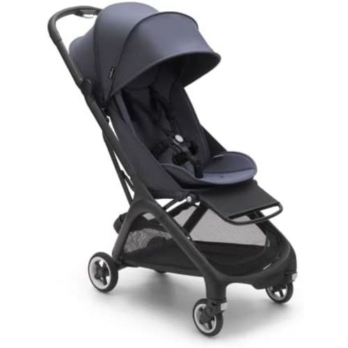 Bugaboo Butterfly - 1 Second Fold Ultra-Compact Stroller - Lightweight & Compact - Great for Travel - Stormy Blue