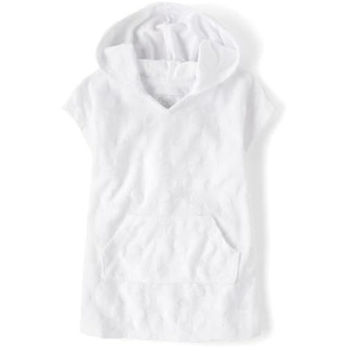 The Children's Place Baby Girls' and Toddler Hooded Swim Coverup
