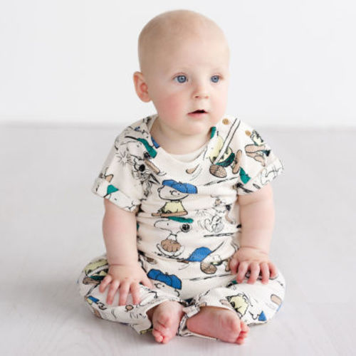 Grayson Little Baby Boys Peanuts Jumpsuit