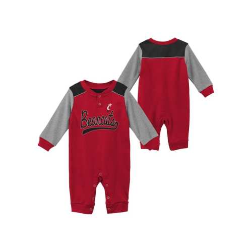 Baby Red Cincinnati Bearcats Scrimmage One Piece - 133407845