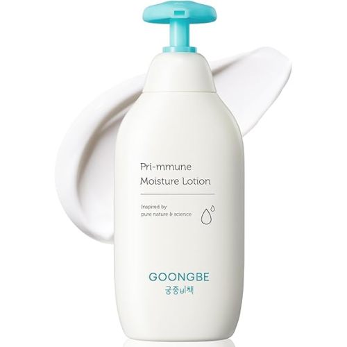 Pri-mmune Moisture Lotion - Korean Baby Body Moisturizer - Hypoallergenic Moisturizing & Calming Daily Skincare for Dry Skin - Fast Absorbing, Naturally Derived Non-Greasy Lotion, 11.8 oz.