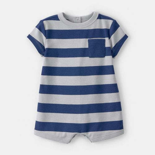 Baby Carter's Stripe Short Sleeve Romper