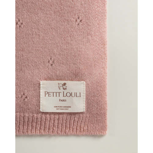 Cashmere Baby Blanket | Petit Louli | Pointelle Cashmere Baby Blanket