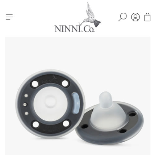 Ninni Pacifier Onyx 2 Pack