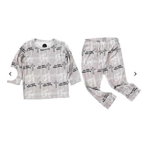Jesus is King Bamboo PJ 2 Piece Set