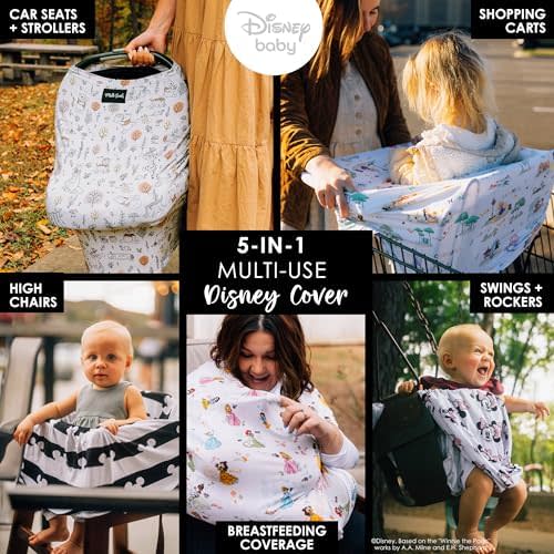 Milk Snob Original Disney 5-in-1 Baby Cover (Winnie The Pooh Baby Bee)