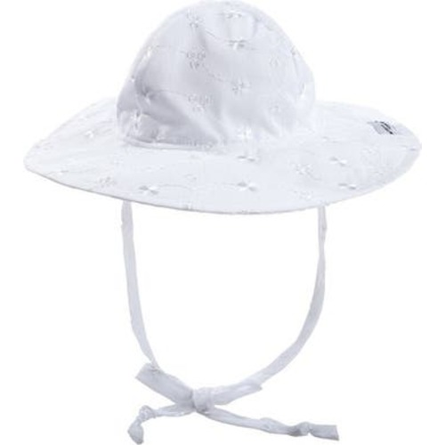 UPF 50+ UV Blocking Wide Brim Floppy Sun Hat - Eyelet - X-Small