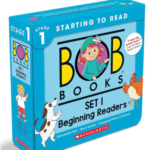 Bob Books - Set 1: Beginning Readers Box Set | Phonics, Ages 4 and up, Kindergarten (Stage 1: Starting to Read)