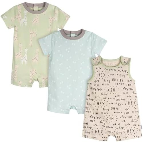 Onesies Brand Unisex Baby Unisex Baby 3-pack Romper