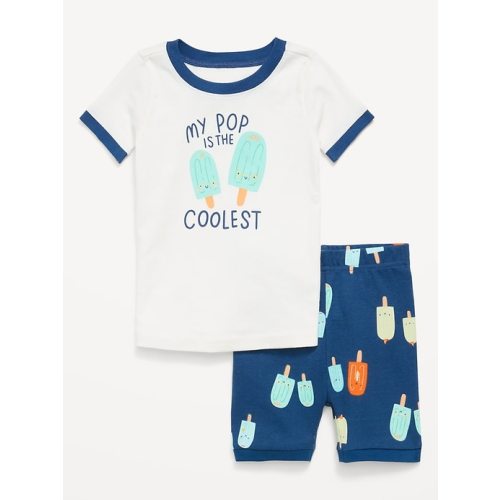 Snug-Fit Graphic Pajama Set for Toddler & Baby