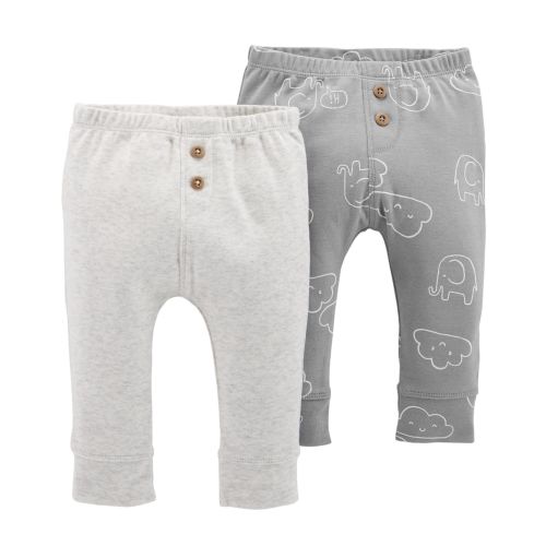 2-Pack Pull-On Pants - 12M - Grey