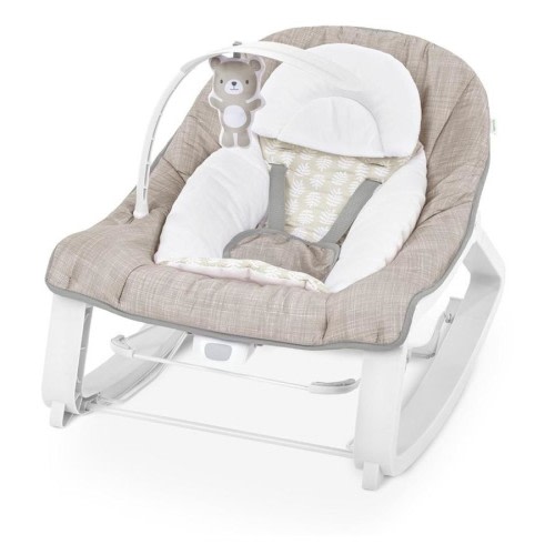 Ingenuity Keep Cozy 3-In-1 Grow With Me Baby Bounce & Rock Seat Linden 3-18kg