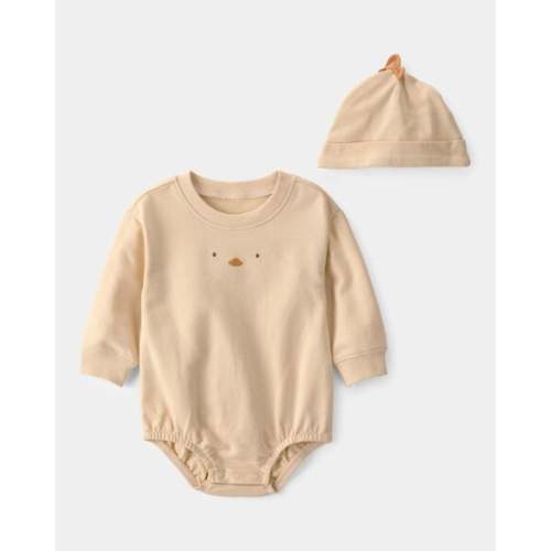 Baby Chick Bubble Romper & Hat Set - Yellow | Carter's